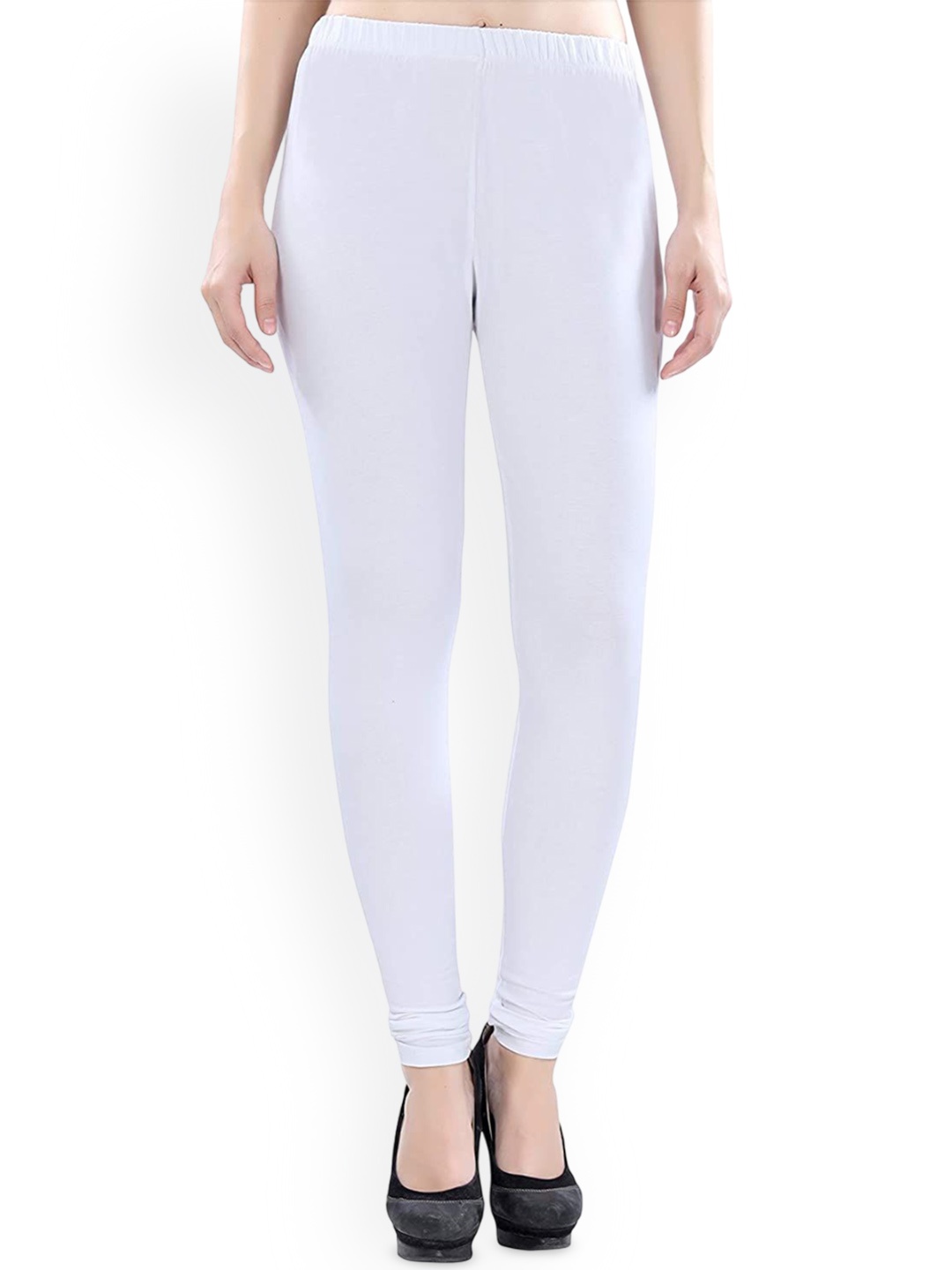 

DREAM & DZIRE Women Churidar Length Leggings, White