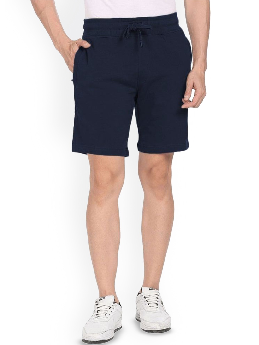 

BAESD Men High-Rise Outdoor Shorts, Navy blue