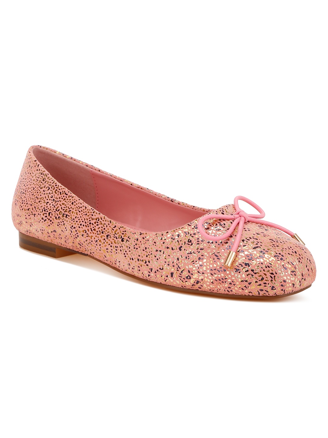 

RAG & CO Women Ballerinas with Bows Flats, Pink