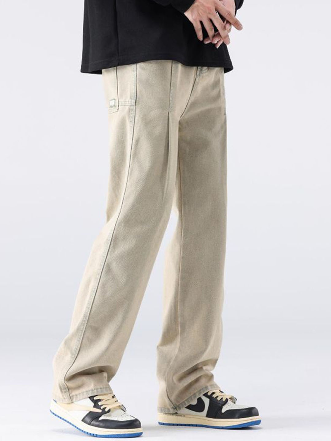 

HERE&NOW Men Heavy Fade Jeans, Blue