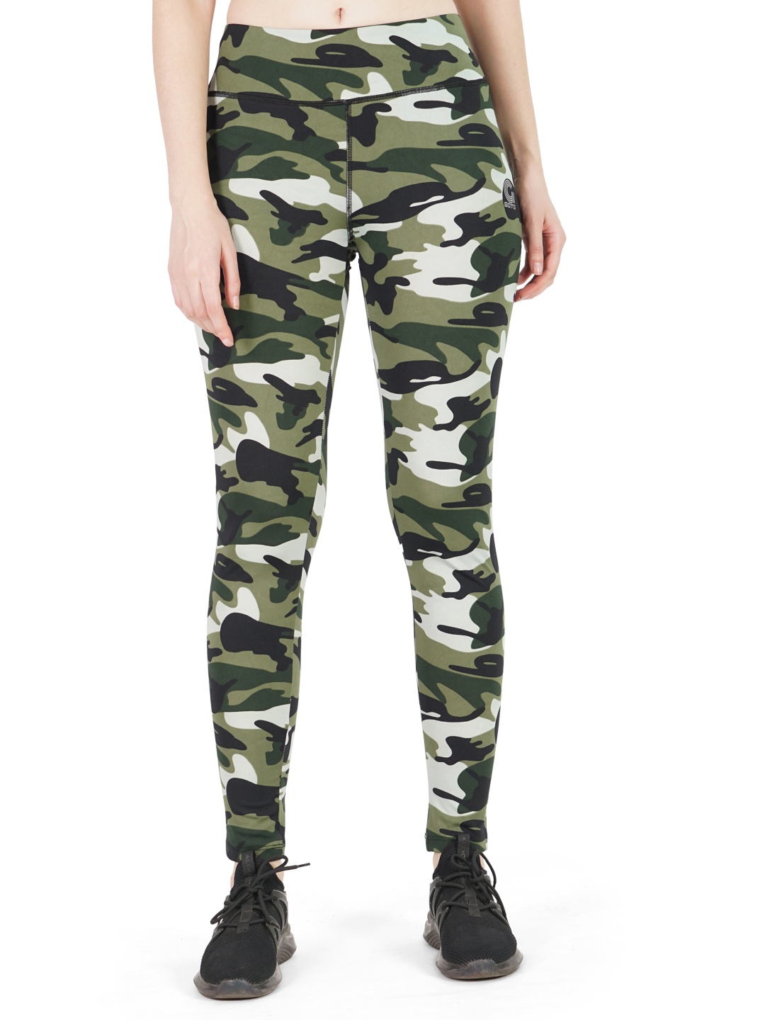 

GOTO Printed Sports Tights, Green