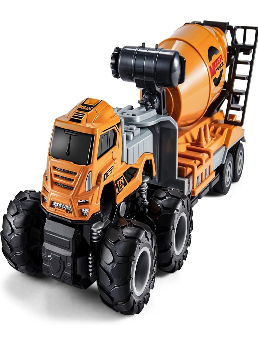 

DEUSON ECOM Kids Printed Cement Mixture Truck Toy Vehicle, Yellow