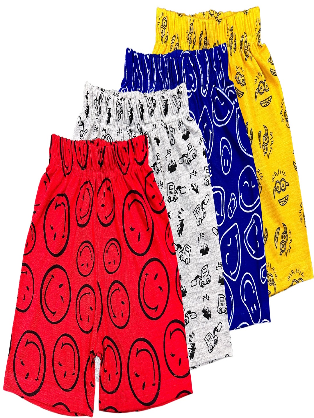

Surfbae Unisex Kids Printed Running Shorts, Multi