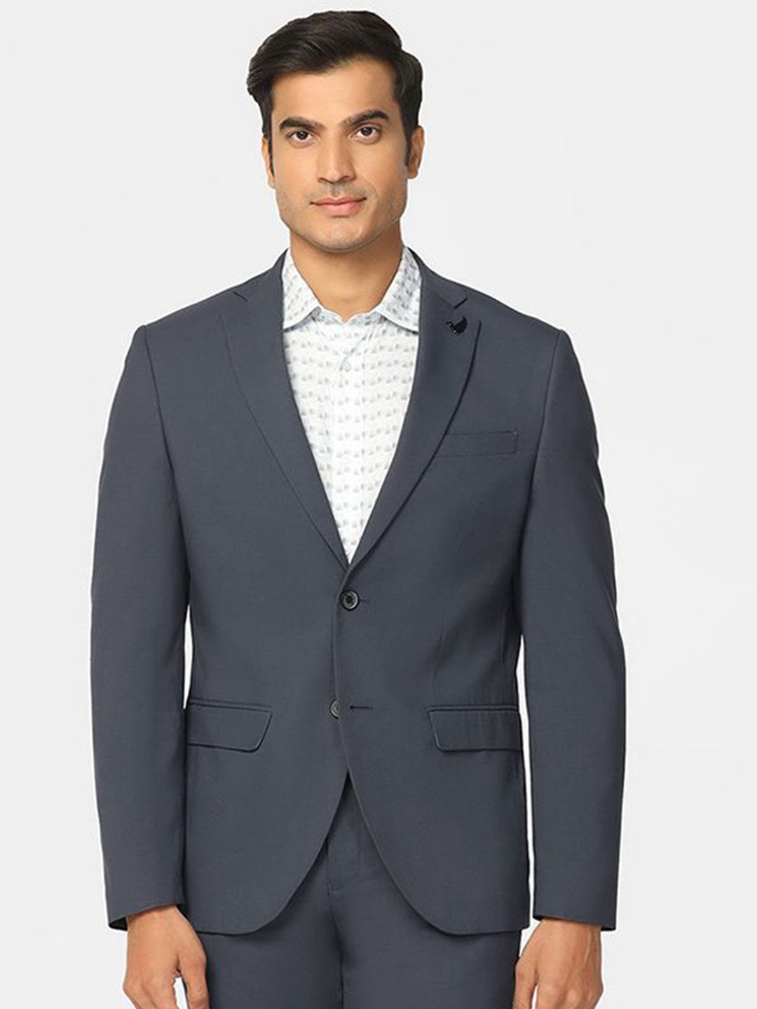 

Blackberrys Slim-Fit Single-Breasted Two-Piece Suit, Grey