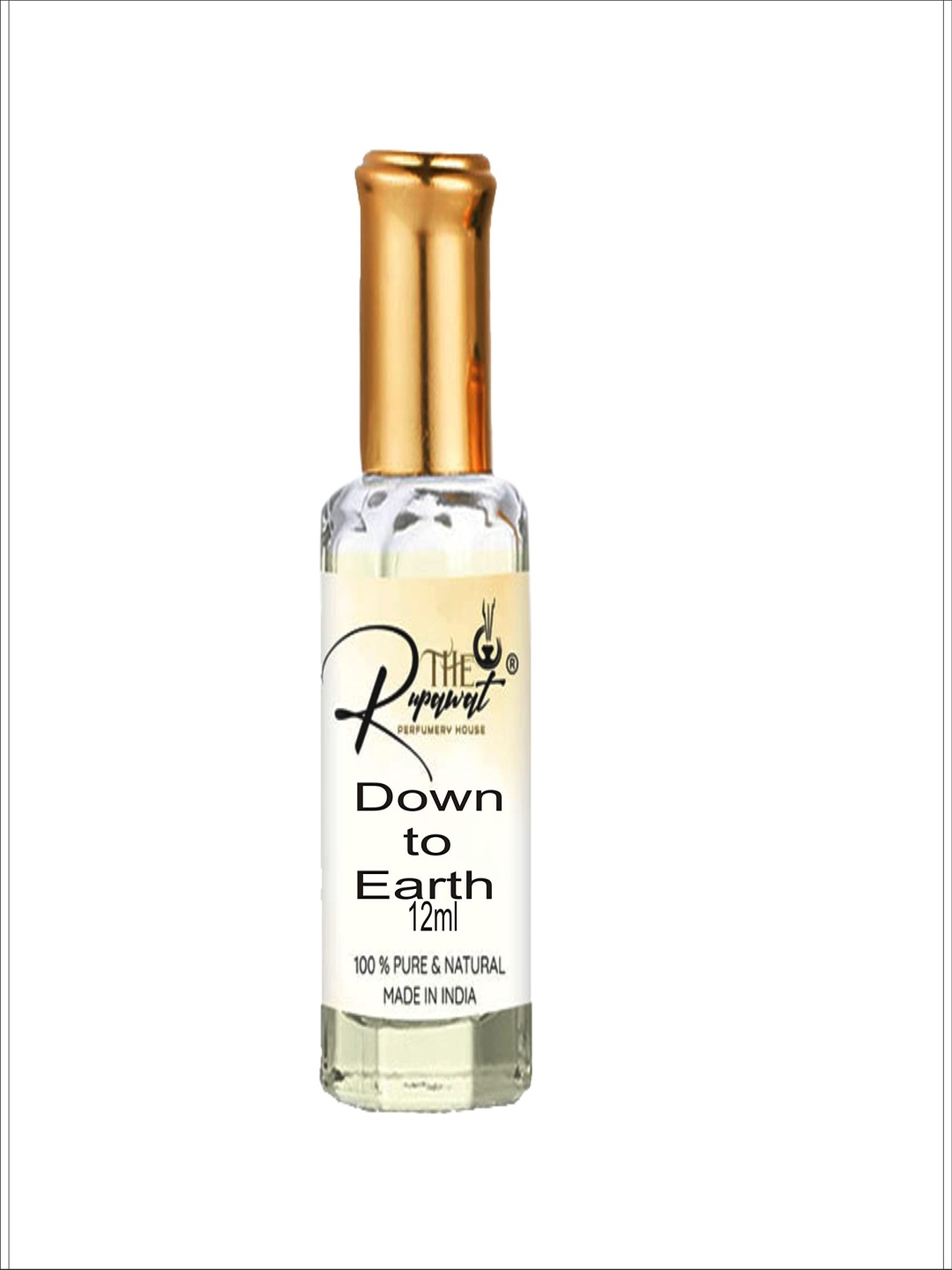 

THE RUPAWAT Perfumery House Down To Earth Natural & Alcohol Free Attar - 12 ml, Transparent