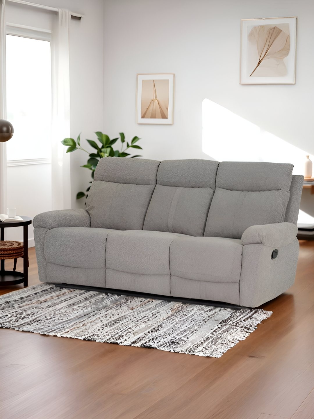

Royaloak Ipoh Malaysian Grey Manual 3 Seater Recliner