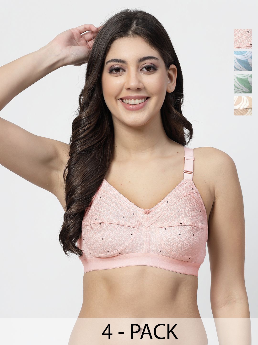 

Docare Floral Bra Full Coverage, Green