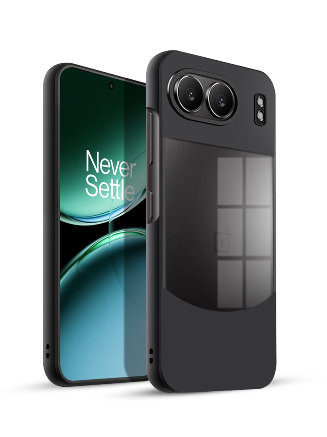 

Karwan Oneplus Nord 4 Ultra Hybrid Shockproof Back Case, Black