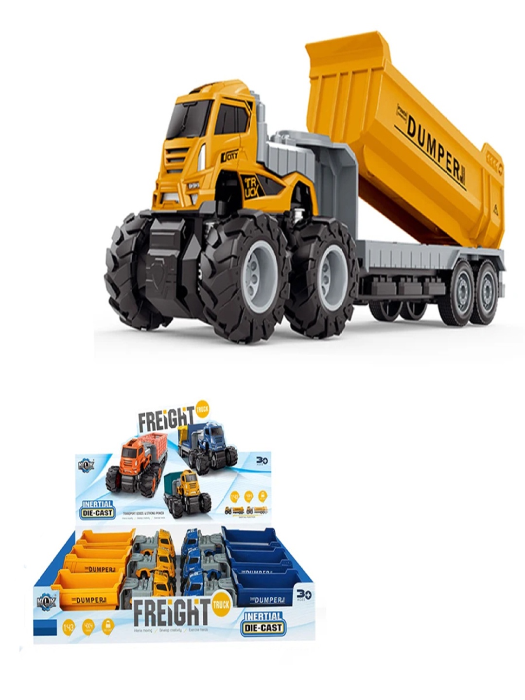 

DEUSON ECOM Dumper Truck Toy Vehicle, Yellow