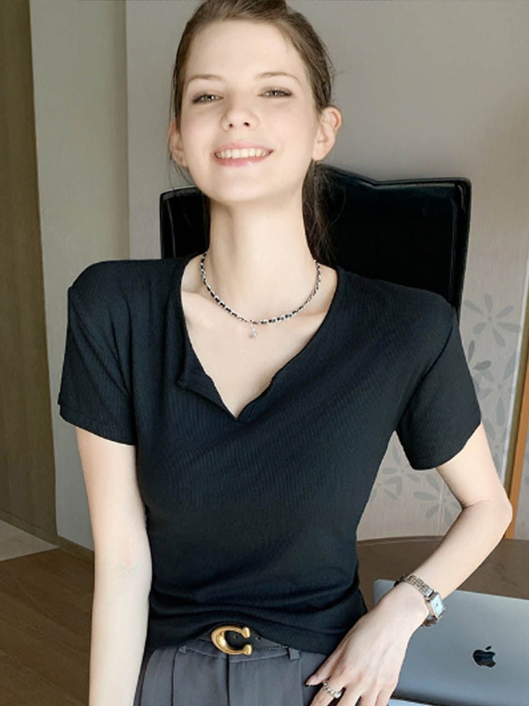 

StyleCast Top, Black