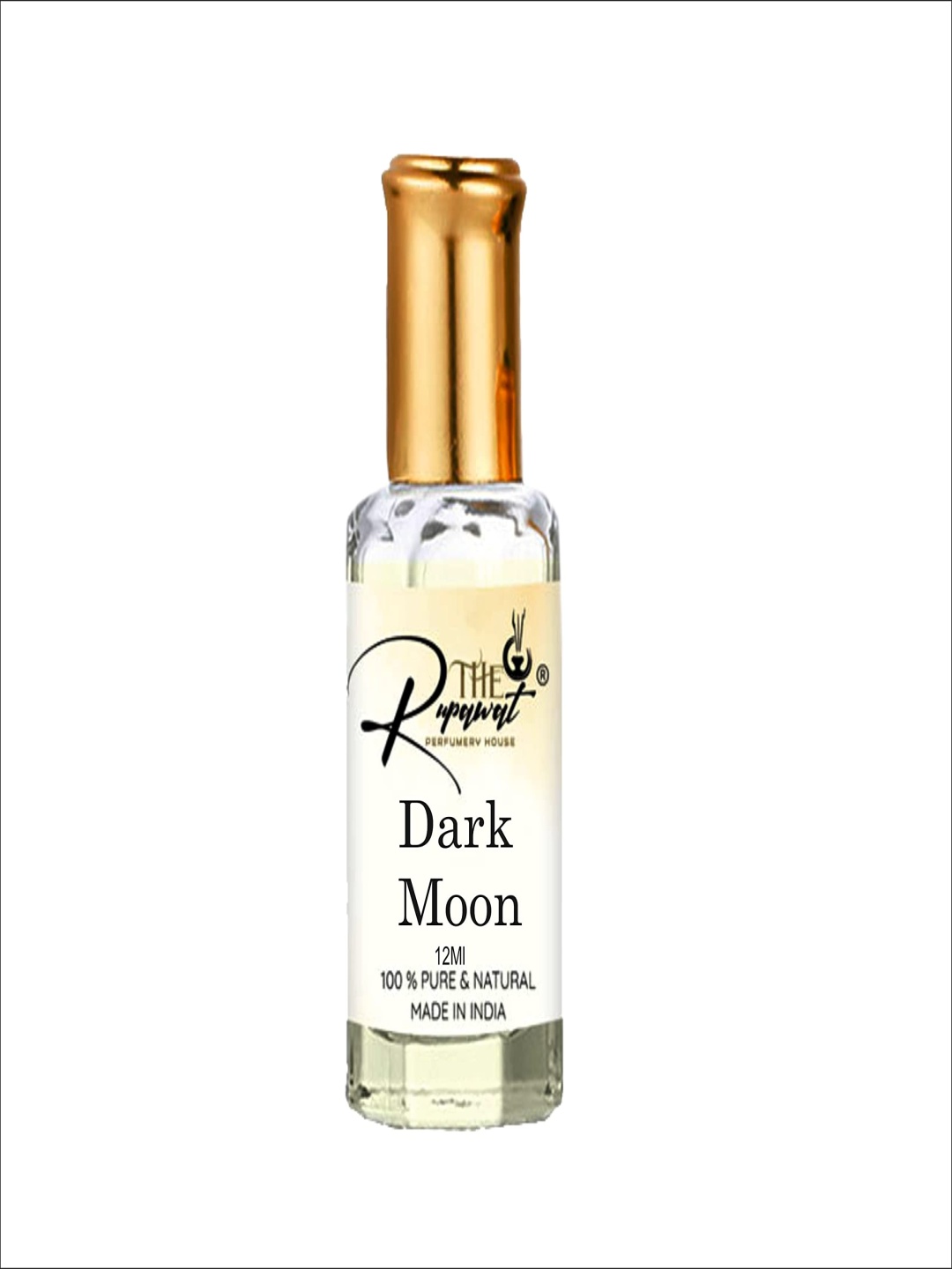 

THE RUPAWAT Perfumery House Dark Moon Natural & Alcohol Free Attar - 12 ml, Transparent