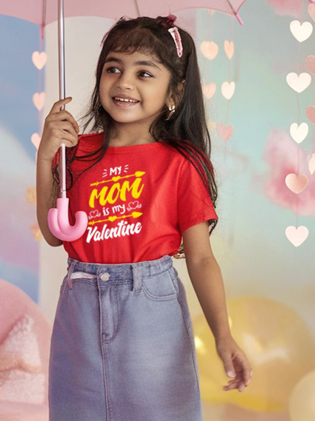 

FFLIRTYGO Kids Printed T-shirt, Yellow