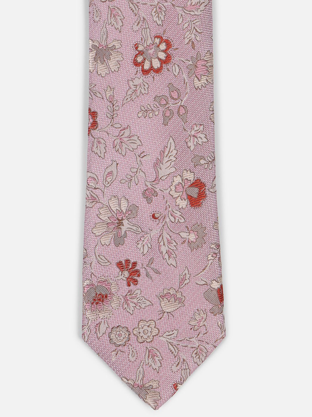 

Louis Philippe Men Printed Broad Tie, Pink