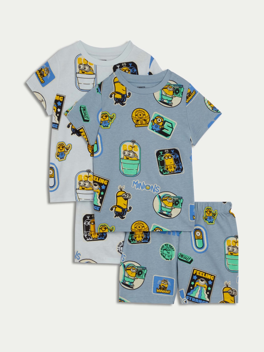 

Marks & Spencer Boys Printed Night suit, Blue