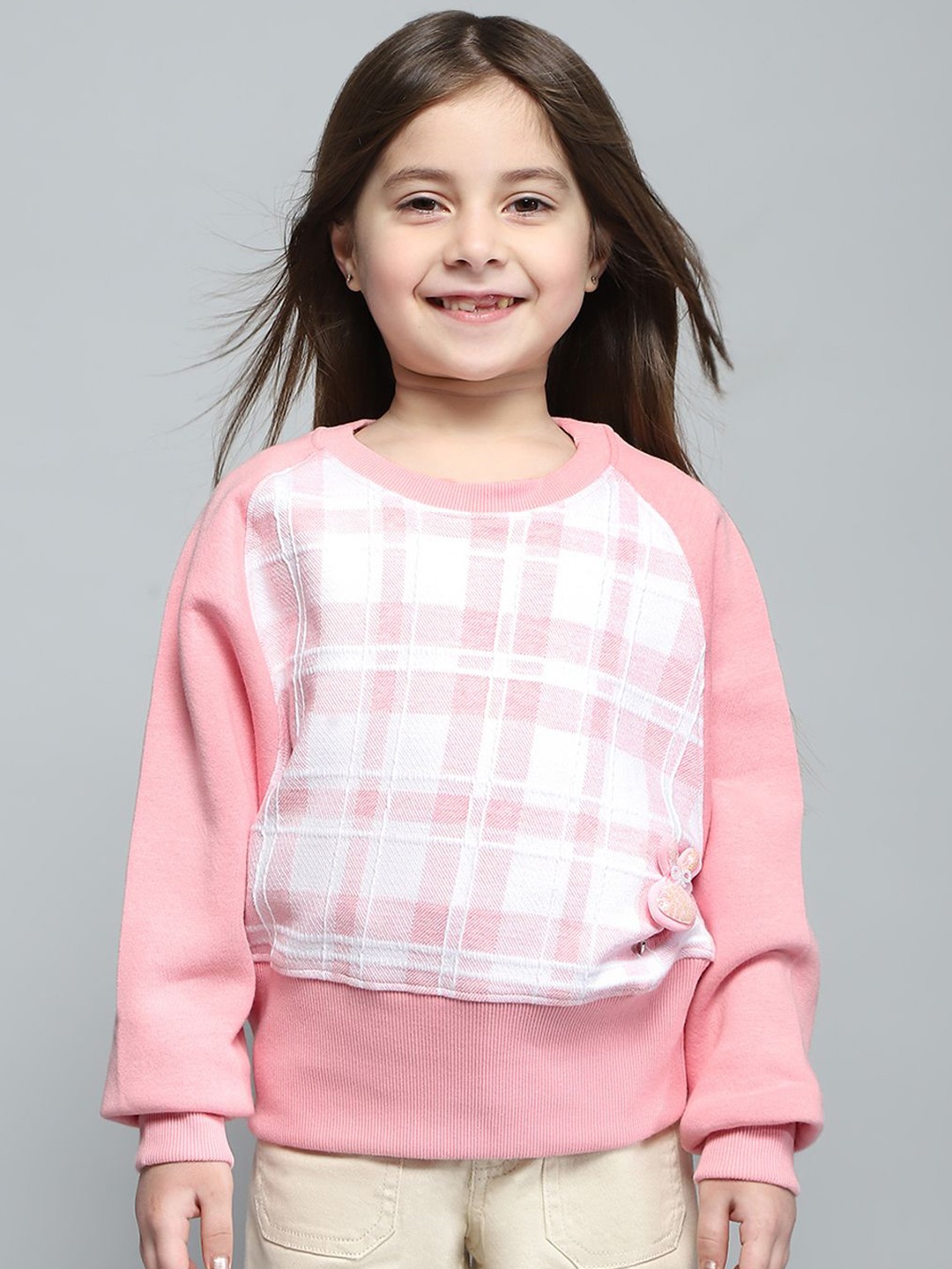 

Monte Carlo Girls Sweatshirt, Pink