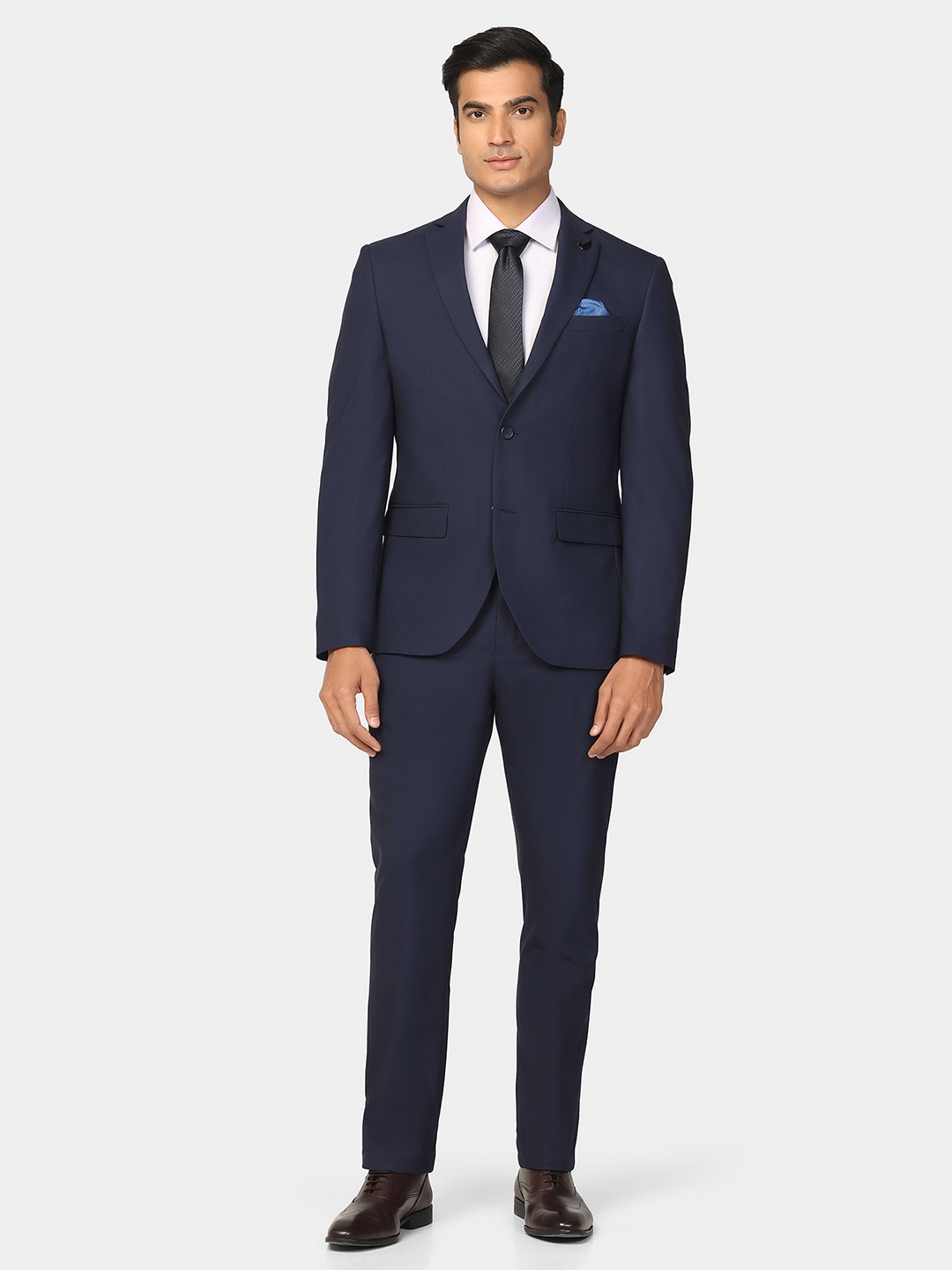 

Blackberrys Slim-Fit Single-Breasted Two-Piece Suit, Navy blue