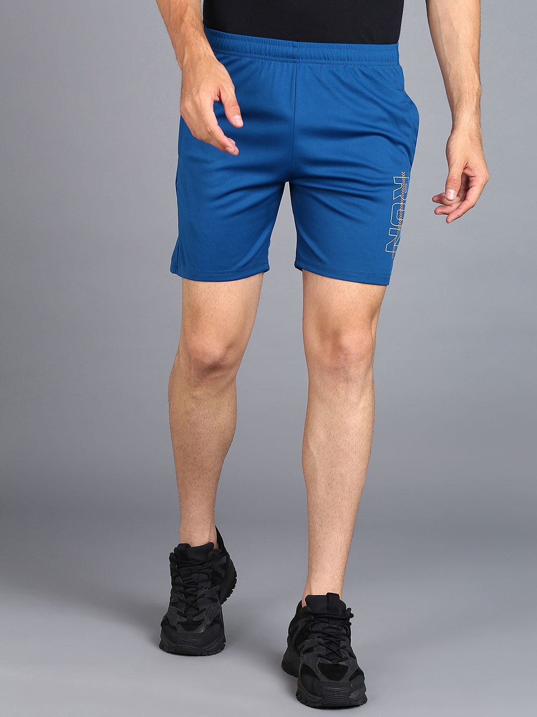 

Moda Rapido Men Slim Fit Sports Shorts, Teal