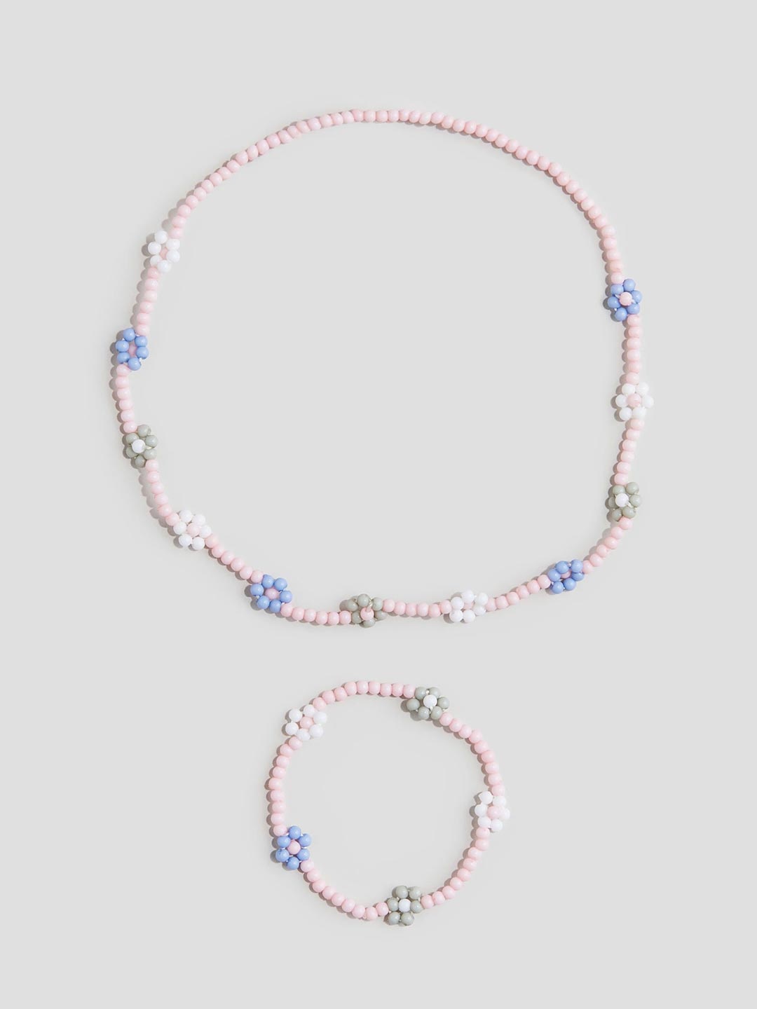 

H&M Beaded Jewellery Set, Pink