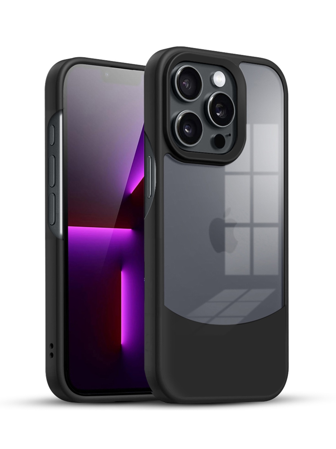 

Karwan iPhone 12 Pro Max Ultra Hybrid Shockproof Back Case, Black