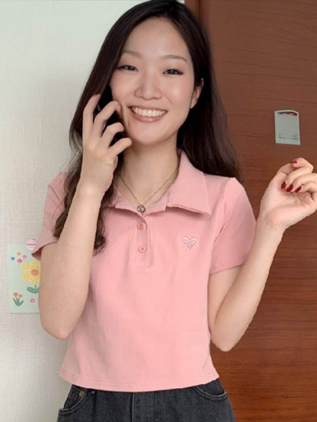 

StyleCast Top, Pink