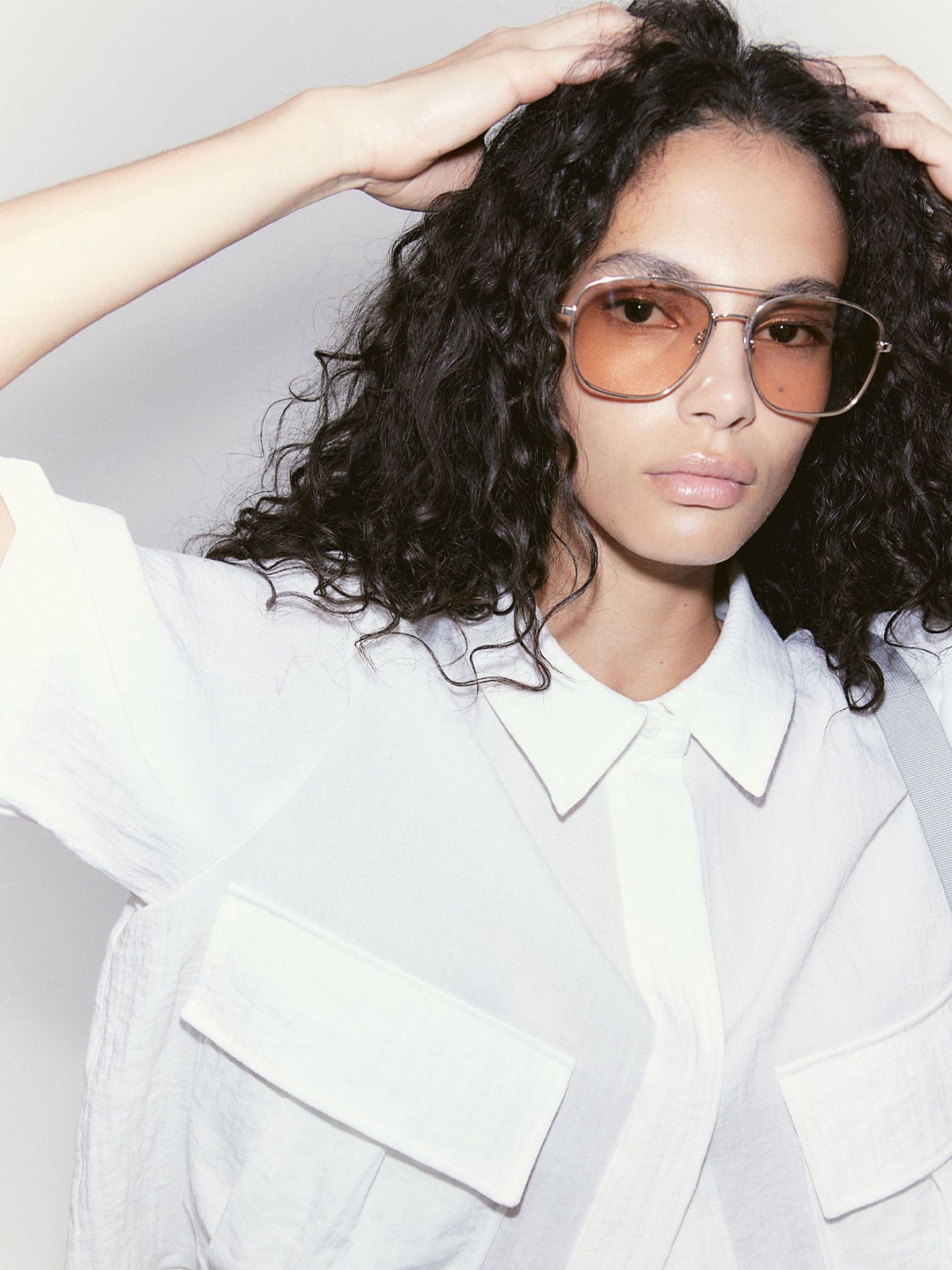 

H&M Cargo Shirt, White