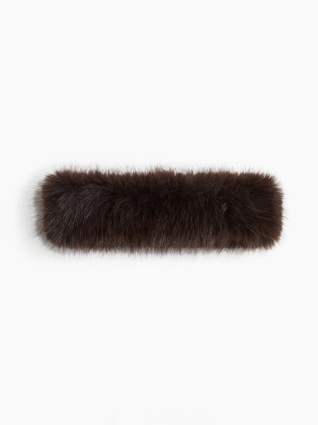 

H&M Fleece-Lined Fluffy Headband, Brown