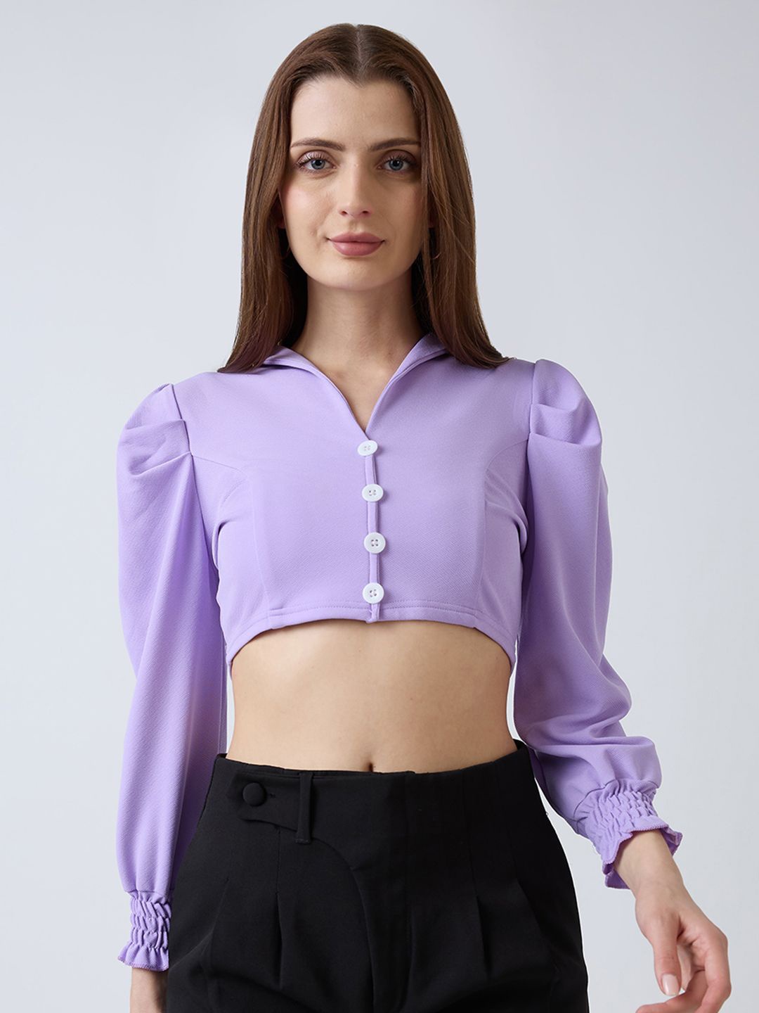 

SZN Crop Top, Lavender