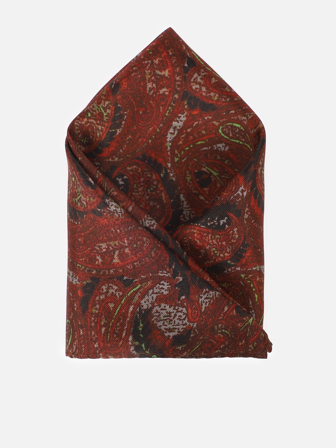 

Van Heusen Printed Pocket Square, Maroon