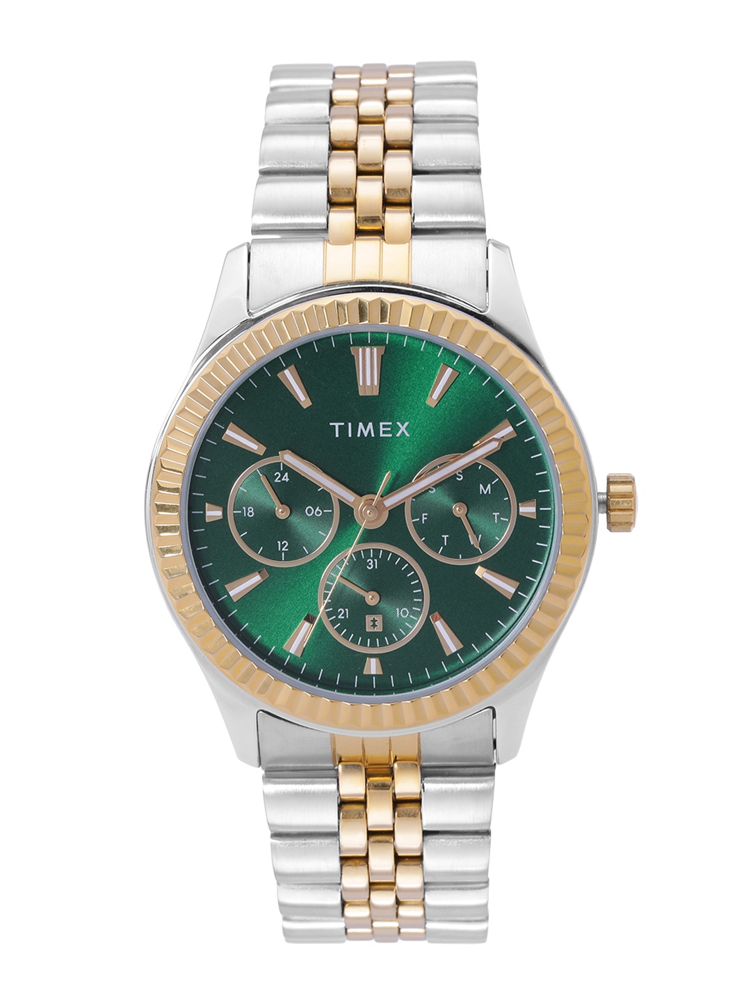 

Timex Men Bracelet Style Straps Analogue Multi Function Watch TWEG25201, Green