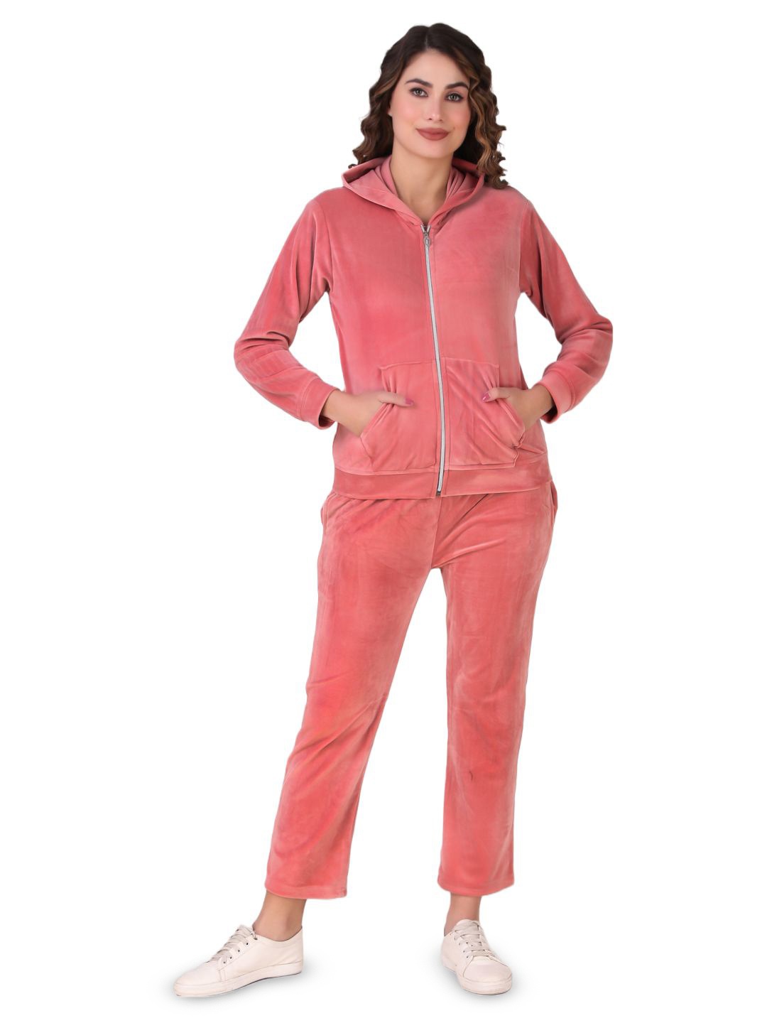 

FNOCKS Sweatshirt & Trousers Co-Ords, Peach