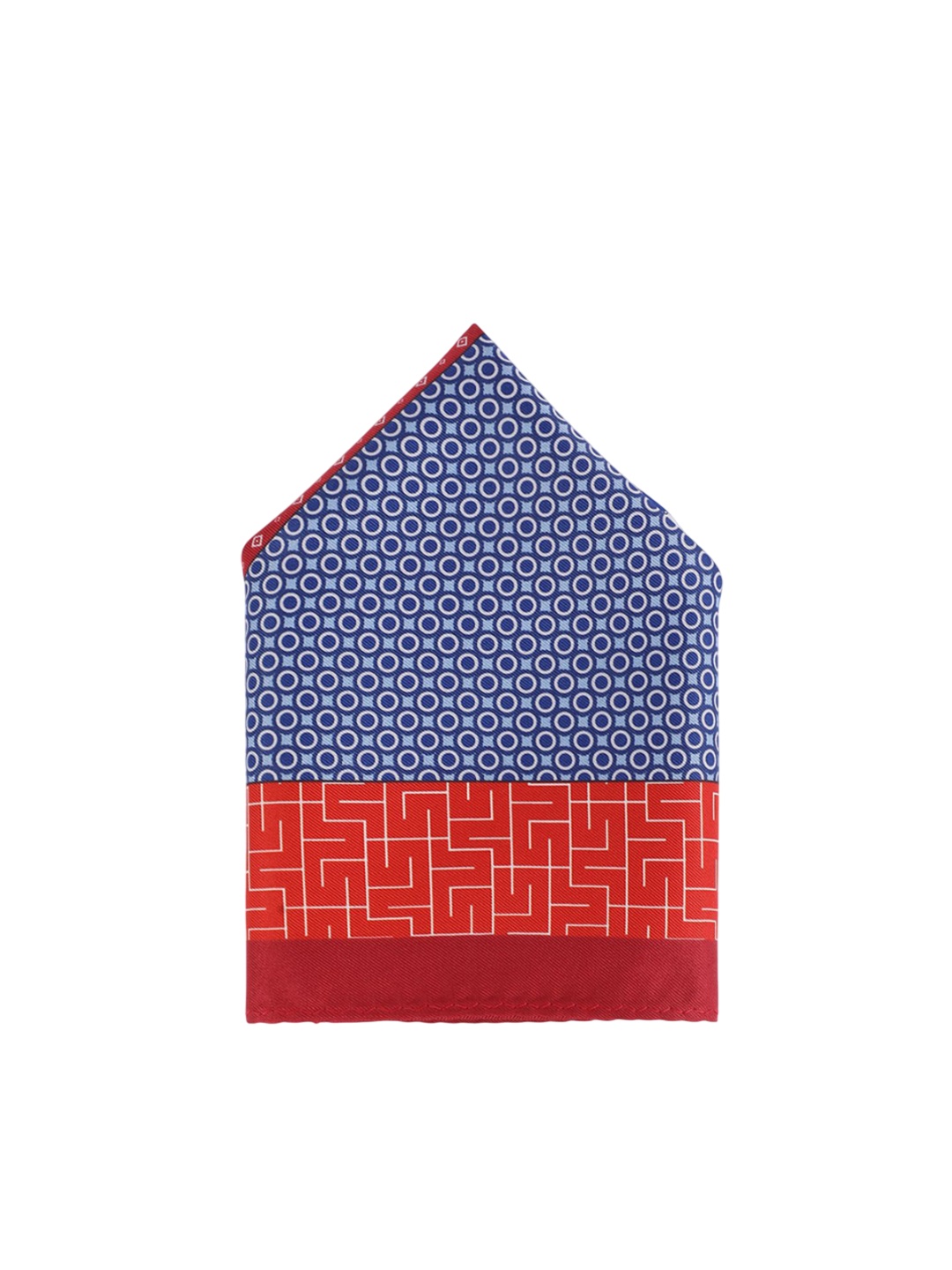 

Van Heusen Geometric Printed Microfiber Pocket Squares, Red