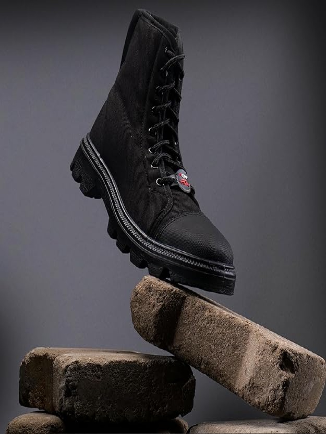 

Perf Men Cheetah Outdoor & Biking Safety Boots, Black