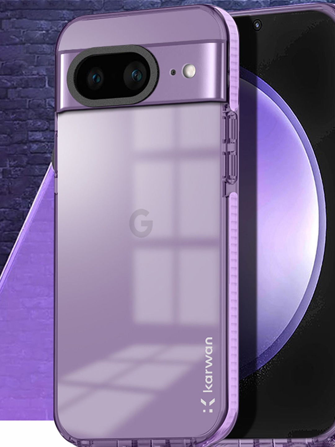

Karwan Google Pixel 8 Back Case, Purple