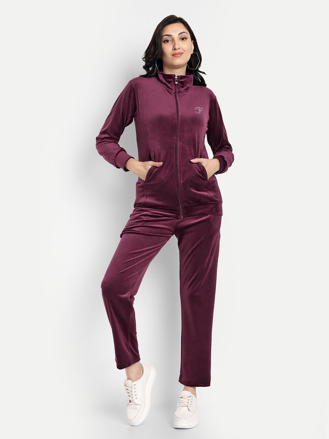 

FNOCKS Sweatshirt & Trousers Co-Ords, Maroon