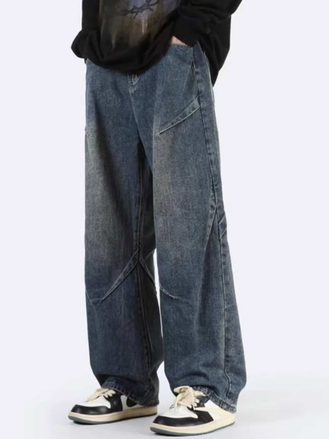 

HERE&NOW Men Straight Fit Jeans, Blue