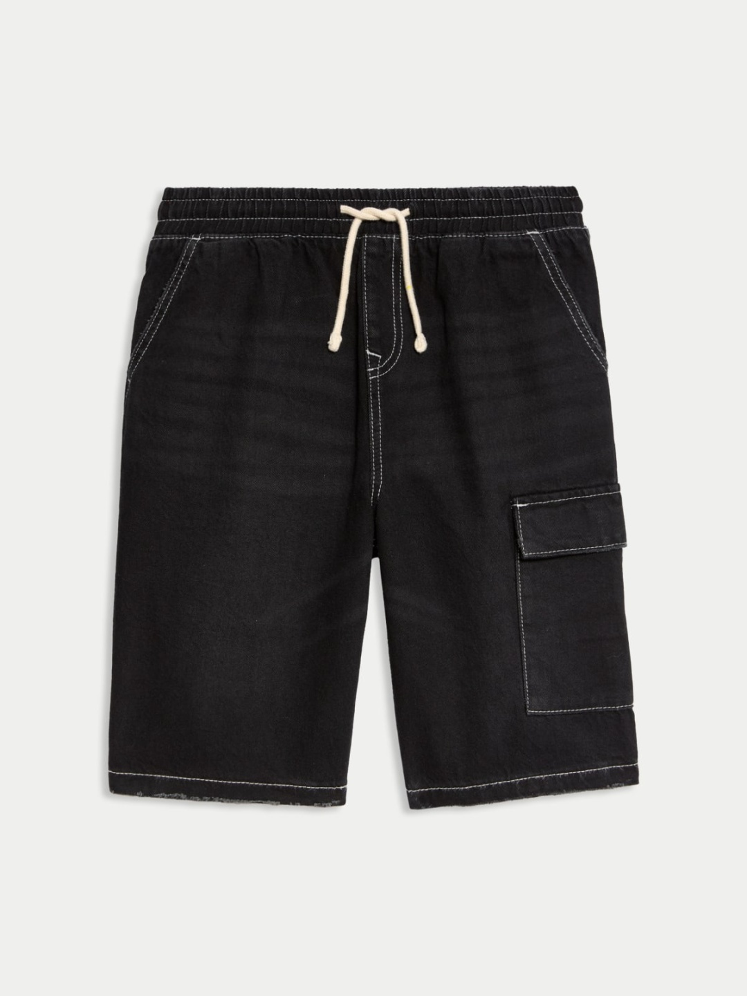 

Marks & Spencer Boys High-Rise Shorts, Black