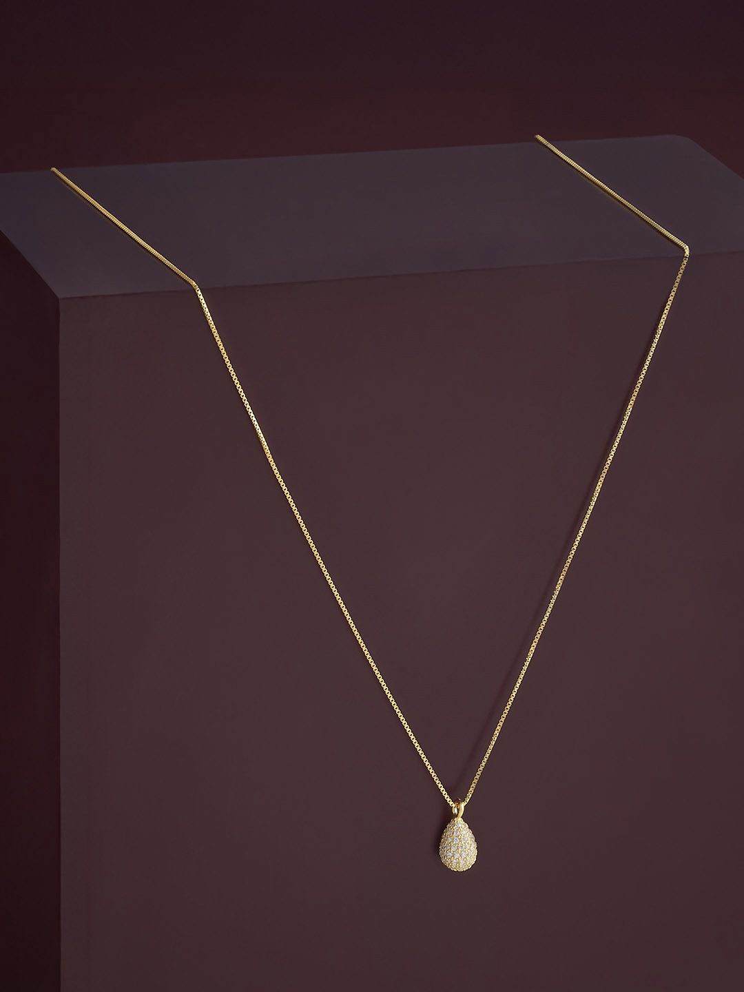 

Kushal's Fashion Jewellery 92.5 Silver White Gold-Plated Contemporary Pendants