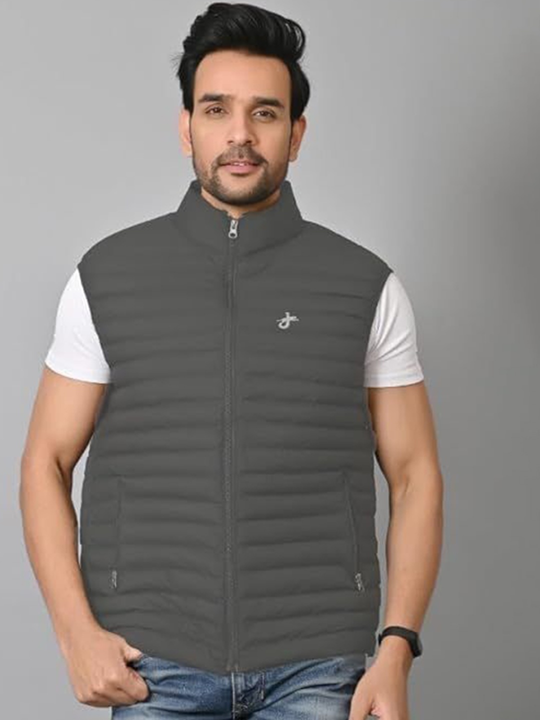 

JAGURO Men Lightweight Bomber Jacket, Grey