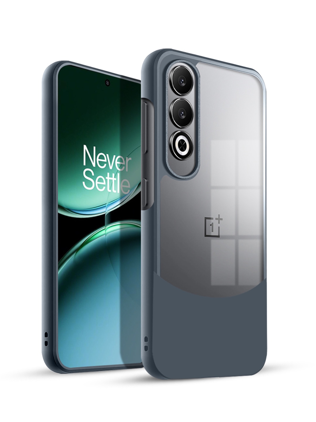 

Karwan Oneplus Nord CE4 Ultra Hybrid Shockproof Back Case, Grey