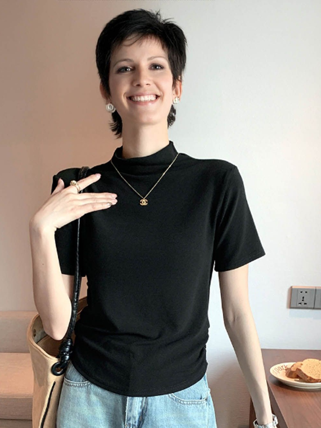 

StyleCast Top, Black