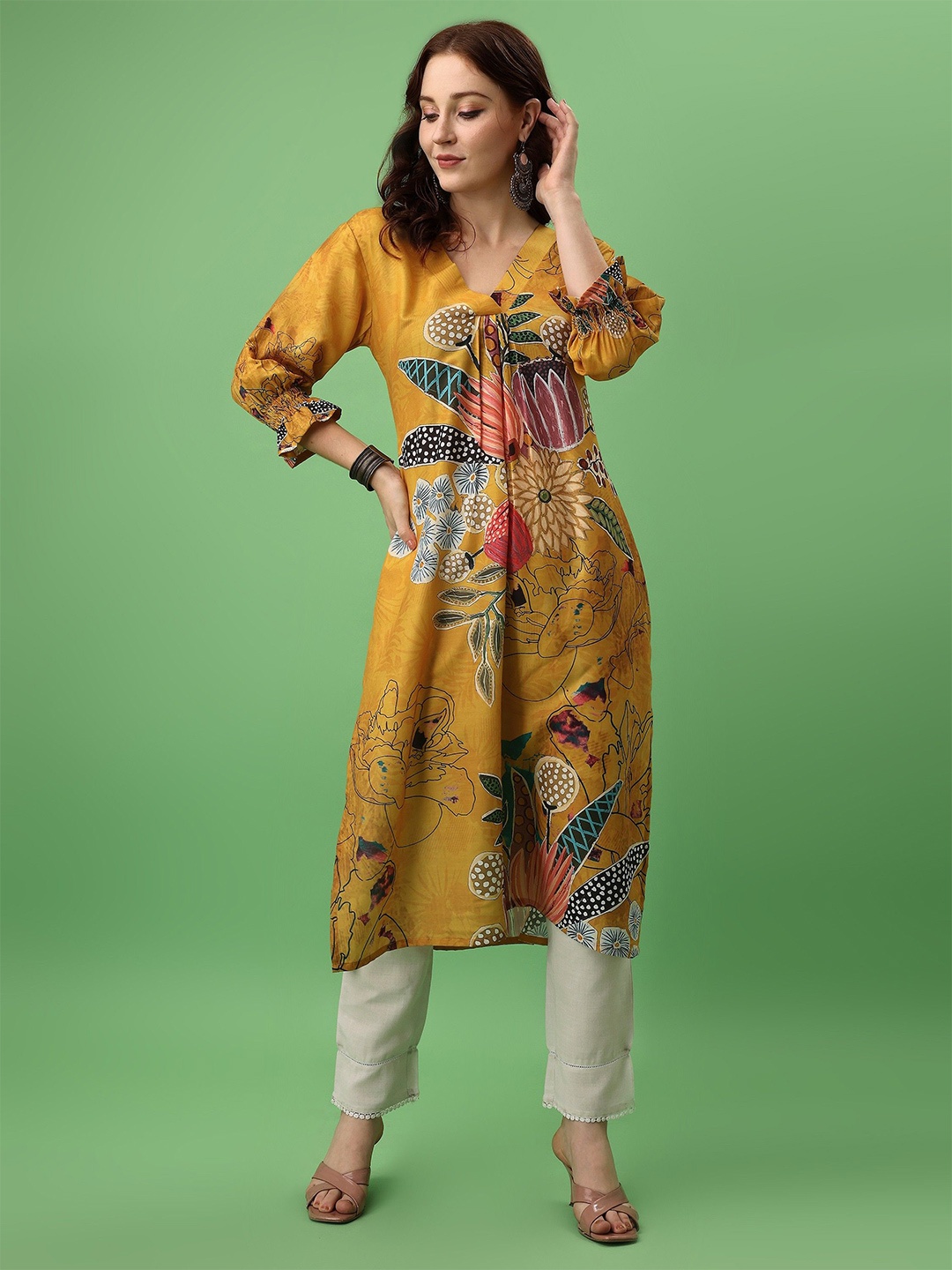 

DressBerry Print A-Line Dress, Multi