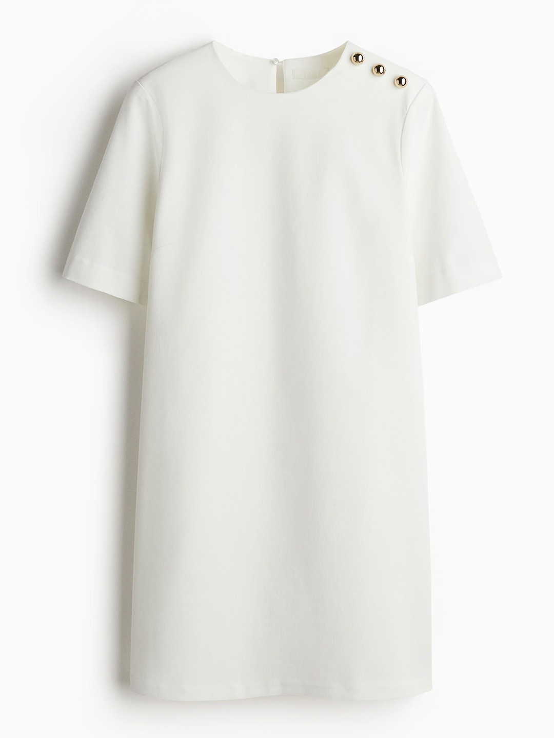 

H&M Women A-Line Dress, White