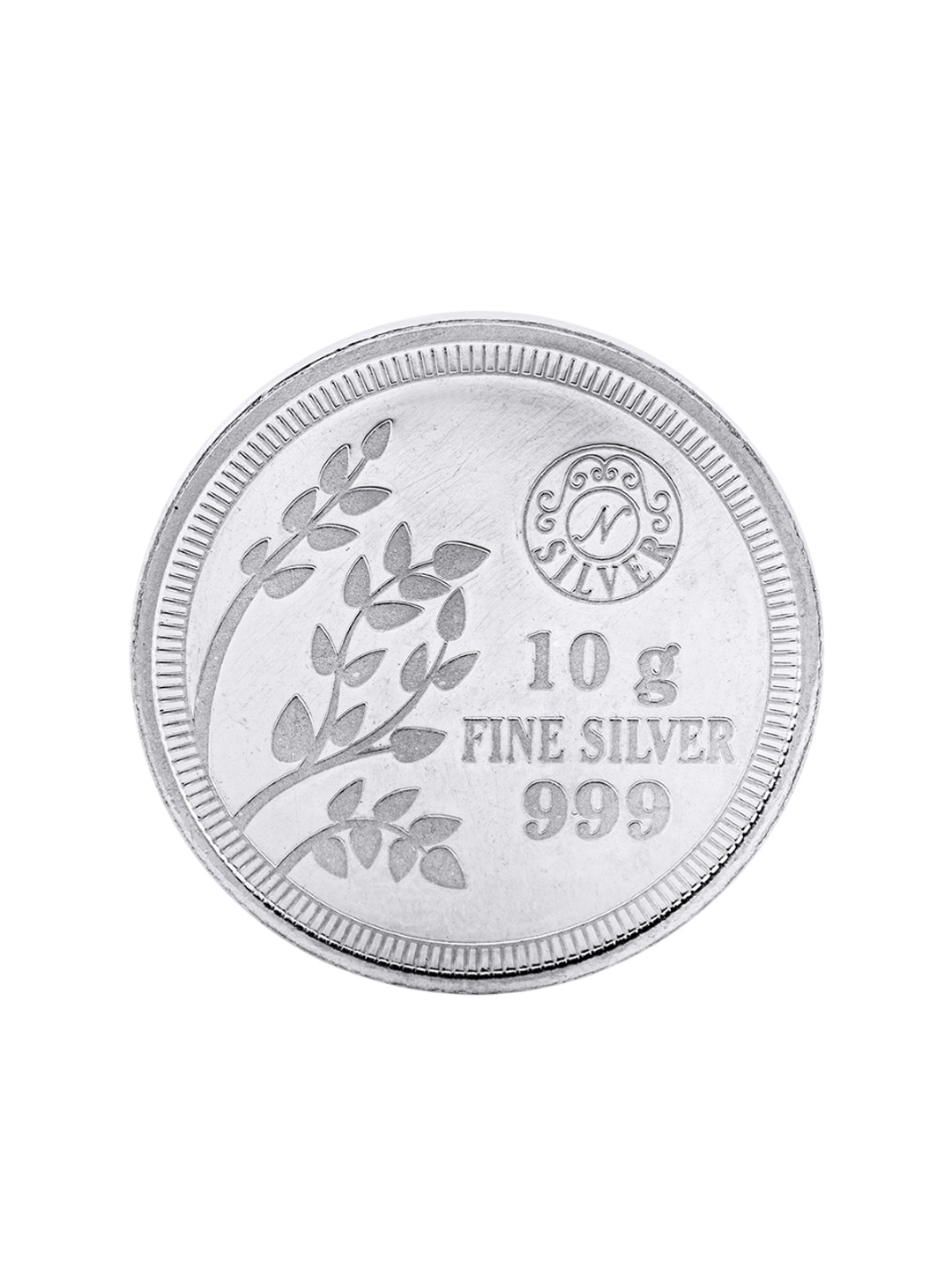 

Nipura 999 Pure Silver Goddess Ganesh & Laxmi Silver Coin- 10 gm