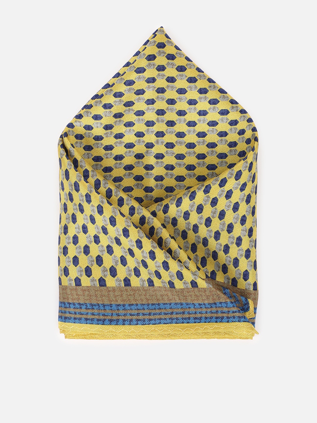 

Van Heusen Printed Microfiber Pocket Squares, Yellow