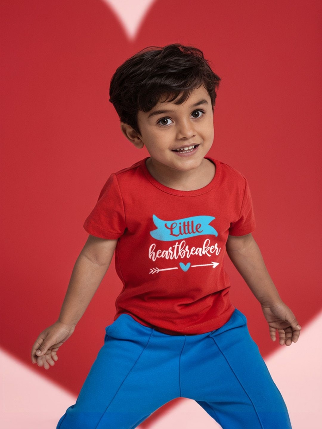

FFLIRTYGO Unisex Kids Typography Printed Round Neck Cotton T-shirt, Black