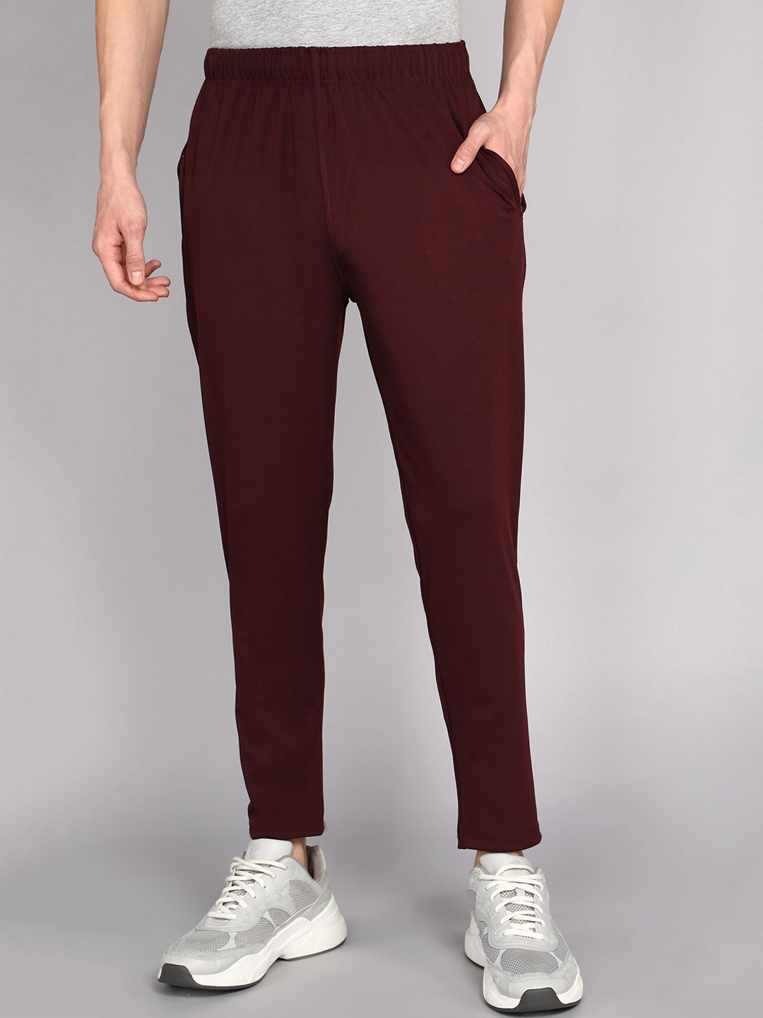 

Moda Rapido Men's Slim Fit Track Pant, Maroon