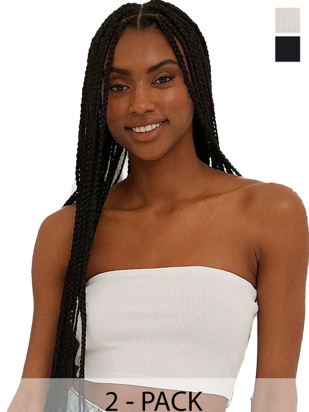 

SRISARAS Tank Crop Top, White