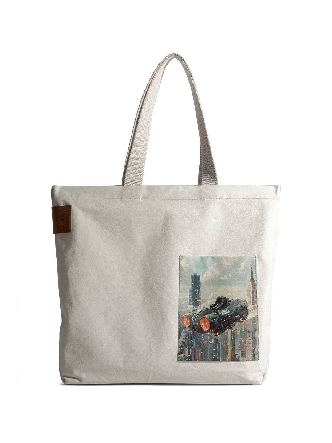 

DailyObjects Shopper Tote Bag, White