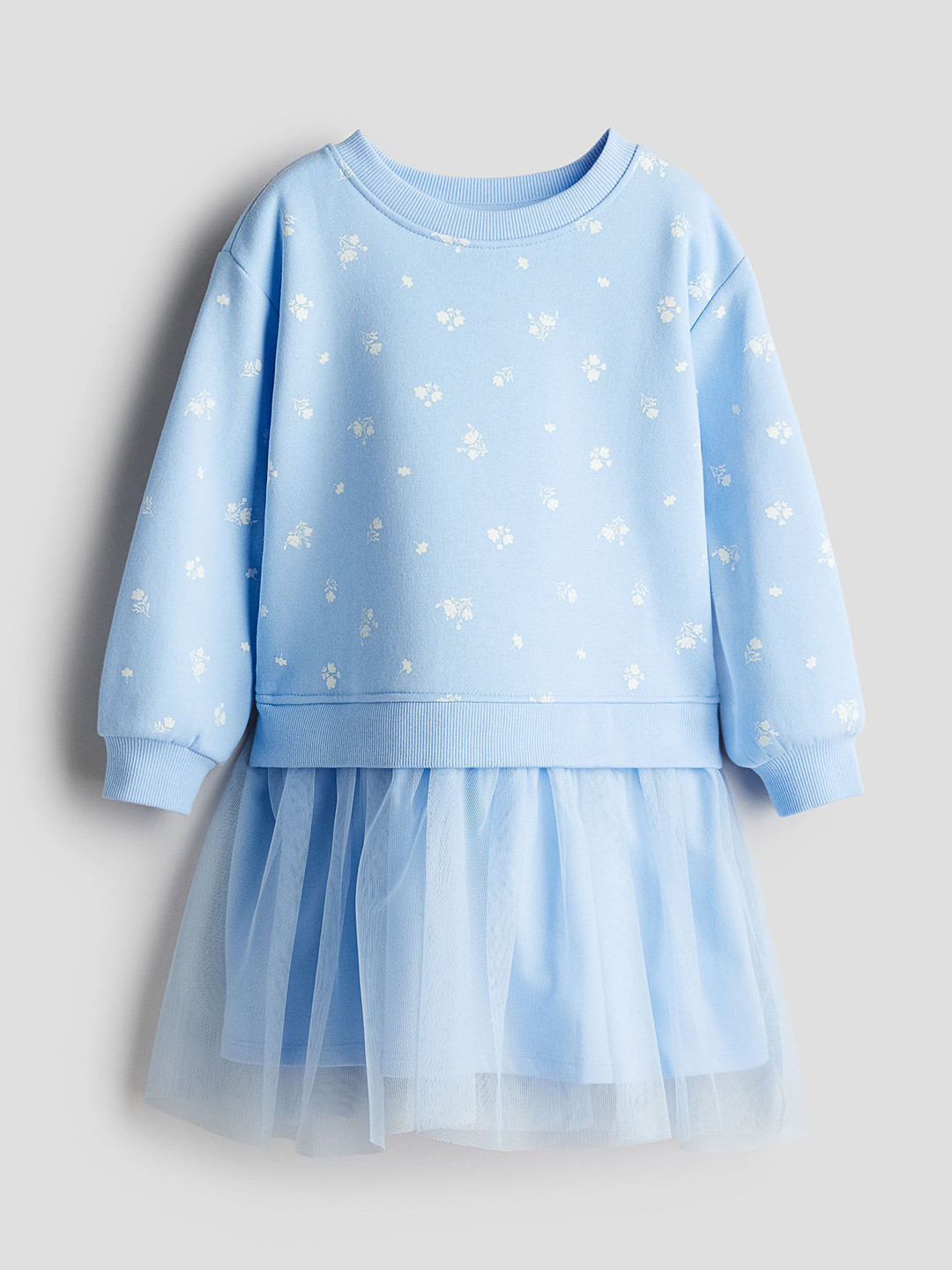 

H&M Girls Sweatshirt Dress, Blue