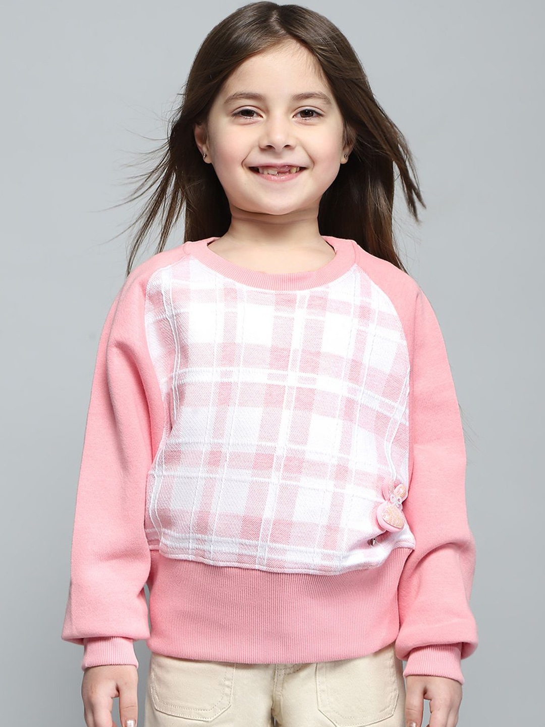 

Monte Carlo Girls Sweatshirt, Pink